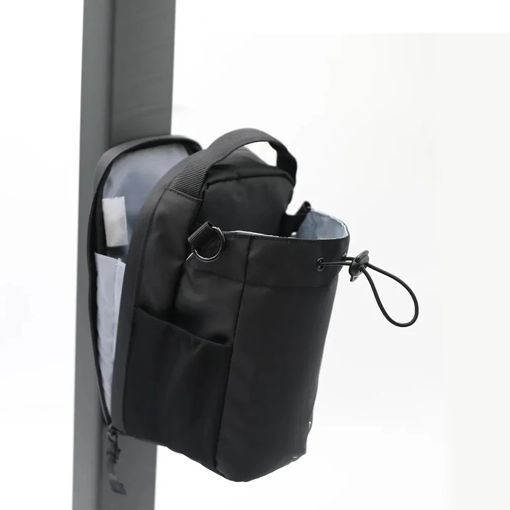 Magnetic Gym Water Bottle Bag Holder Built-In Magnet for Easy Attachment to Metal Surface Portable Water Bottle Bag for Sports